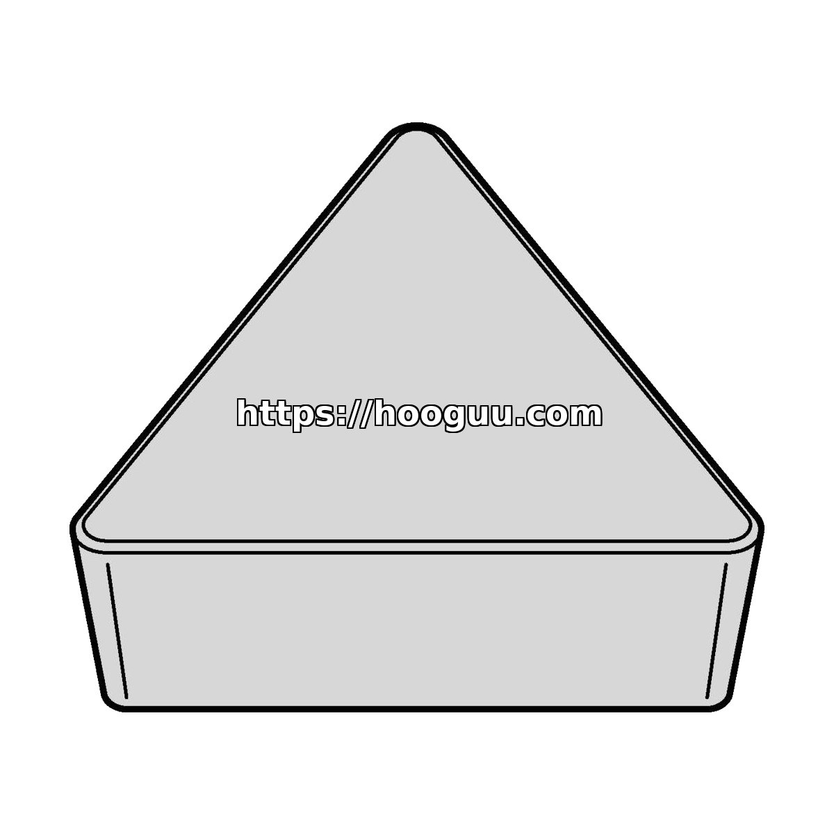 Original Kennametal TPU433 Carbide Turning Insert - Triangle | Steel, Cast Iron KCP25C TPU433 KCP25C