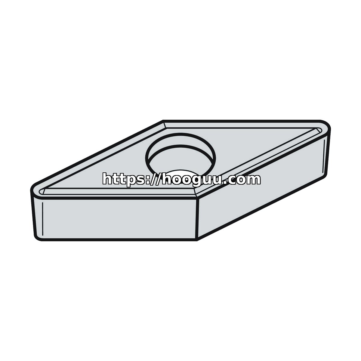Original Kennametal VBMT332LF Carbide Turning Insert - Diamond 35° | Steel KCP25C VBMT332LF KCP25C