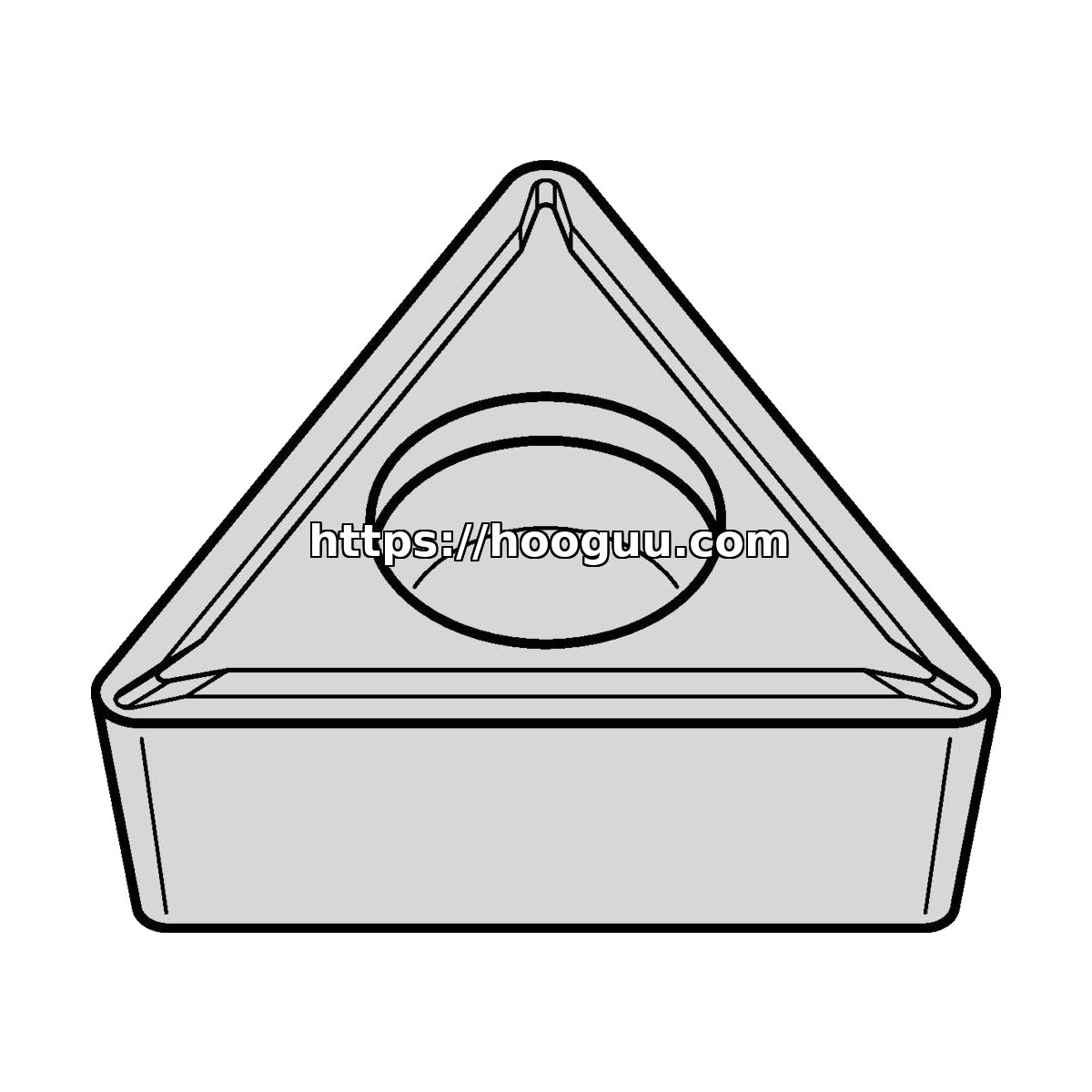 Original Kennametal TPMT2152LF Carbide Turning Insert - Triangle | Steel, Non-ferrous KCP25C TPMT2152LF KCP25C