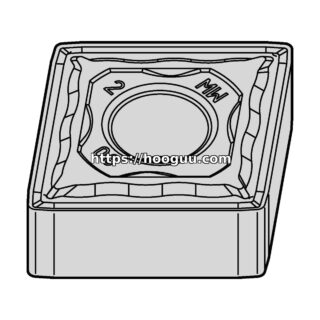 Original Kennametal CNMG433MW Carbide Turning Insert - Diamond 80° | Steel KCP25C CNMG433MW KCP25C
