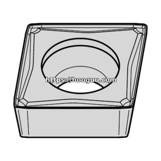 Original Kennametal CPMT3252FW Carbide Turning Insert - Diamond 80° KCP25C CPMT3252FW KCP25C