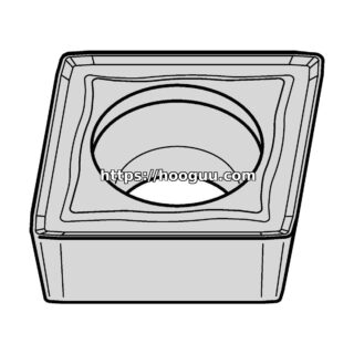 Original Kennametal CPMT3252MW Carbide Turning Insert - Diamond 80° | Steel KCP25C CPMT3252MW KCP25C