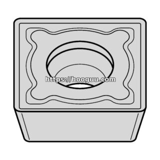 Original Kennametal SPMT3252MF Carbide Turning Insert - Square | Steel KCP25C SPMT3252MF KCP25C