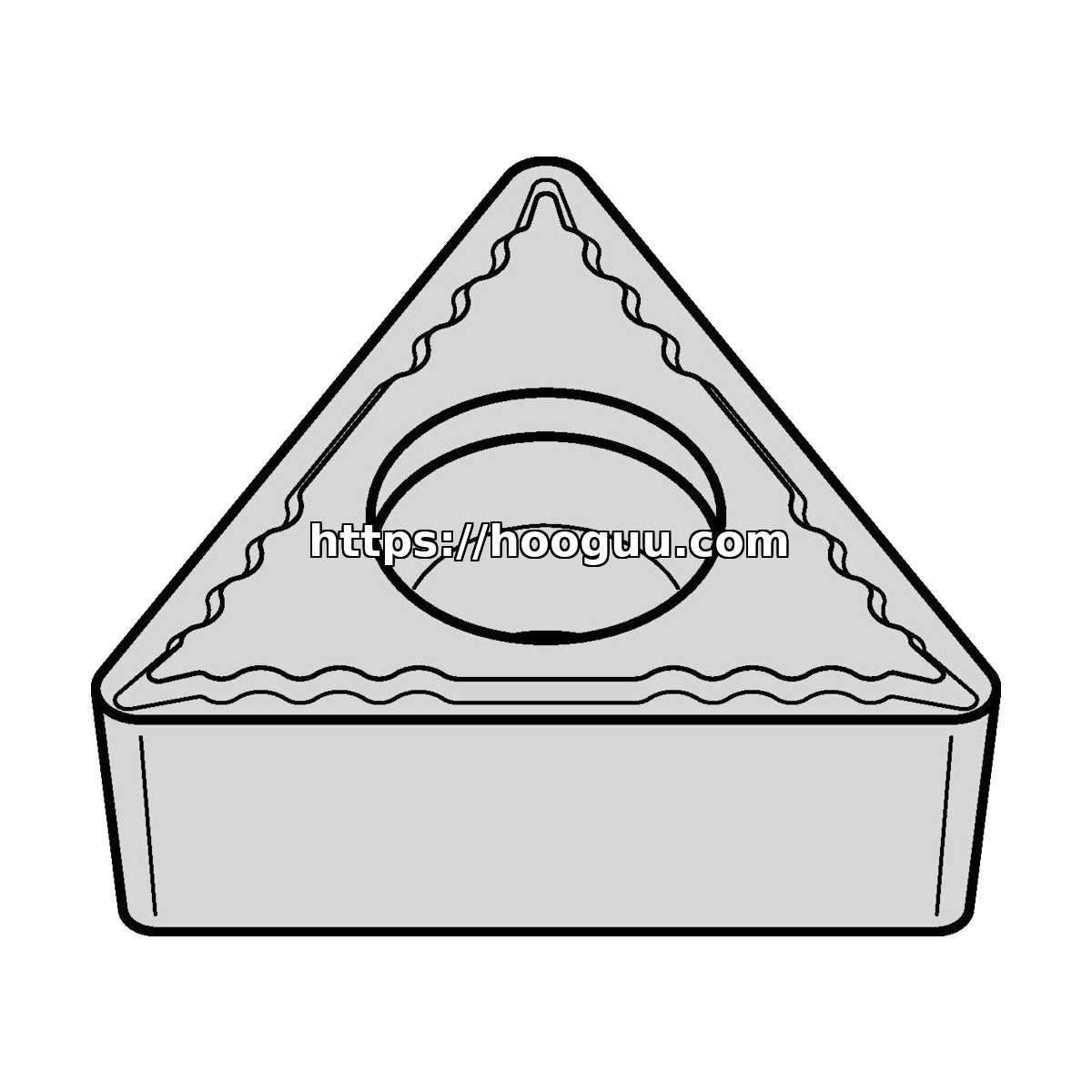 Original Kennametal TCMT3252UF Carbide Turning Insert - Triangle | Steel KCP25C TCMT3252UF KCP25C