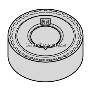 Original Kennametal RNMG32RN Carbide Turning Insert - Round | Steel KCP25C RNMG32RN KCP25C