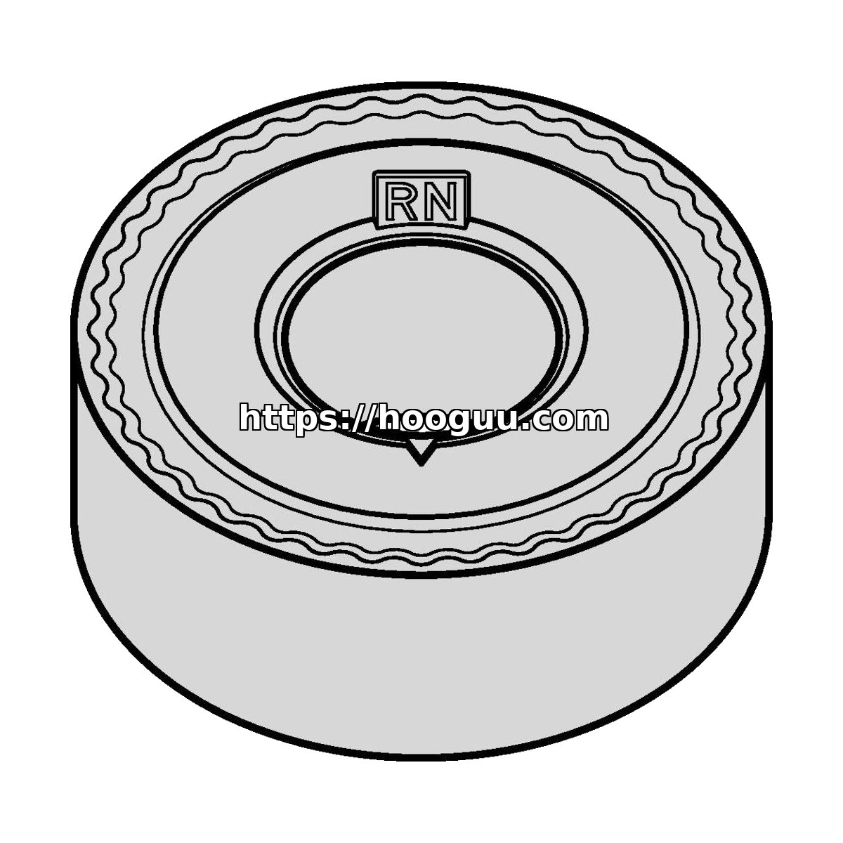 Original Kennametal RNMG32RN Carbide Turning Insert - Round | Steel KCP25C RNMG32RN KCP25C