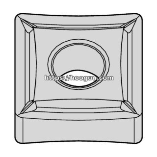 Original Kennametal SNMP432K Carbide Turning Insert - Square | Steel KCP25C SNMP432K KCP25C
