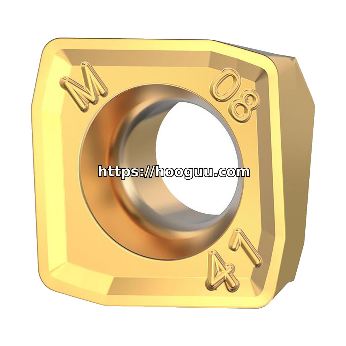 Original Kennametal XDET090412ERM41 X500 Carbide Milling Insert | Steel, Stainless Steel
