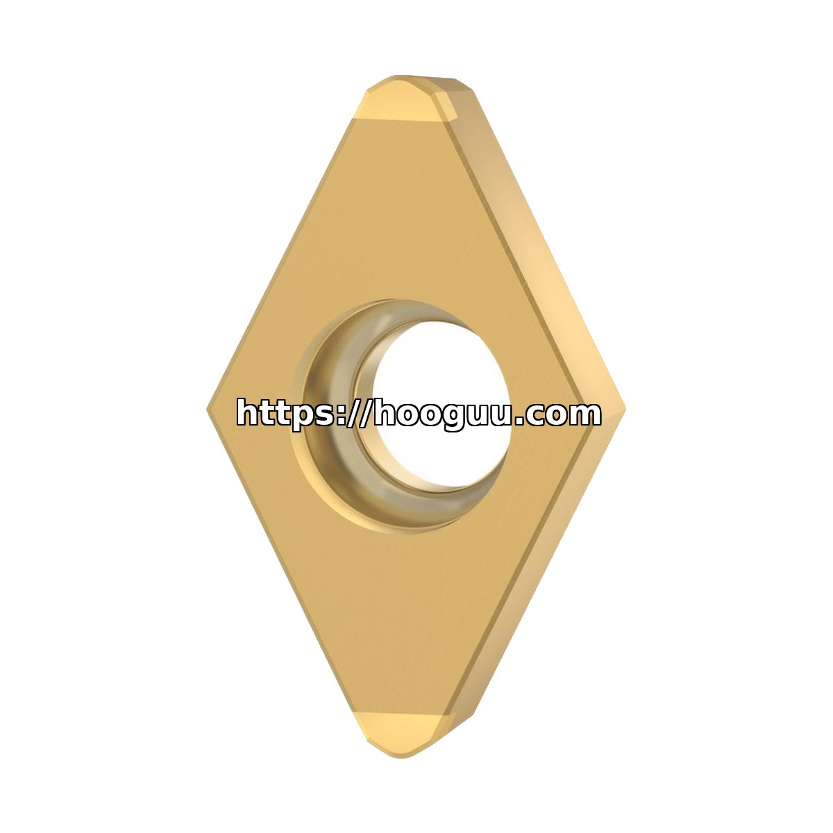 Original Kennametal DCGW3253S0615GWMMT Carbide Turning Insert - Diamond 55° CBN DCGW3253S0615GWMMT CBN