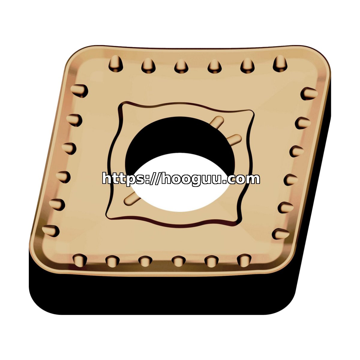 Original Mitsubishi CNMM644HM MC7125 Carbide Turning Insert - Diamond 80° | Steel, Stainless Steel
