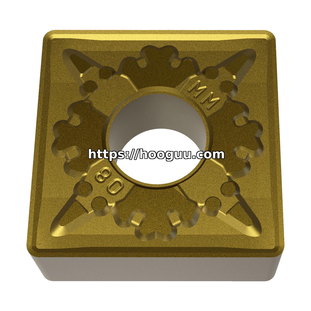 Original Mitsubishi SNMG432MM MC7125 Carbide Turning Insert - Square | Steel, Stainless Steel