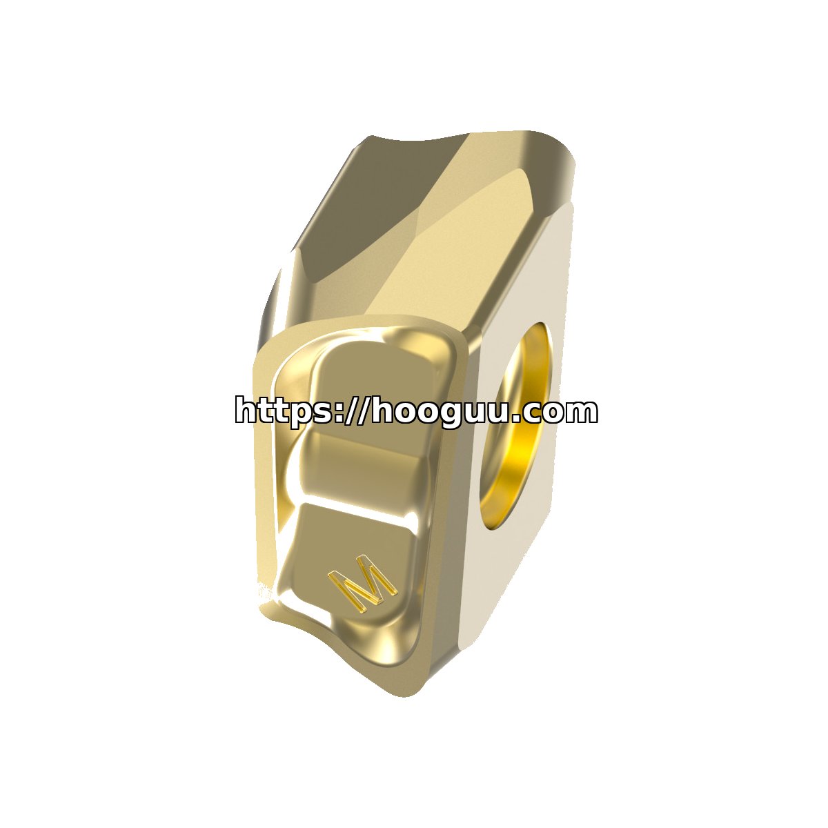 Original Mitsubishi LOGU0904020PNER-M MP7130 Carbide Milling Insert - Rectangle | Cast Iron, Titanium