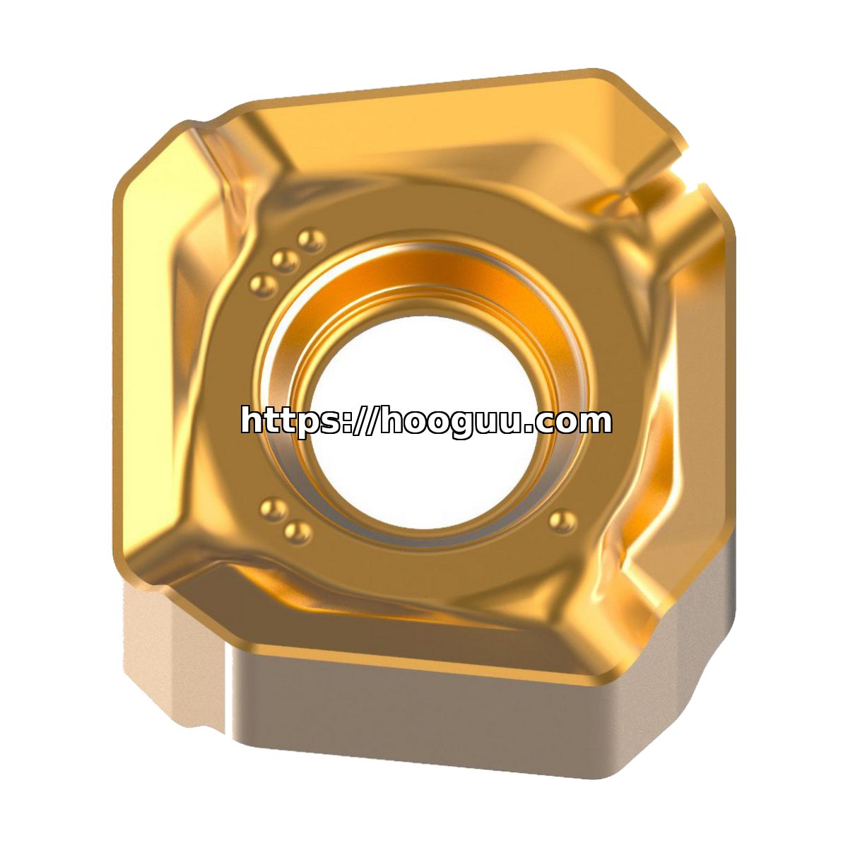 Original Mitsubishi SNMU140812ANER-R MC5020 Carbide Milling Insert - Square | Cast Iron