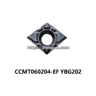 Original ZCC-CT CCMT060204-EF YBG202 Carbide Insert - Diamond 80° | Steel (10 PCS)