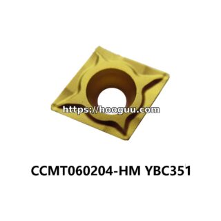 Original ZCC-CT CCMT060204-HM YBC351 Carbide Turning Insert - Diamond 80° | Steel, Cast Iron (10 PCS)