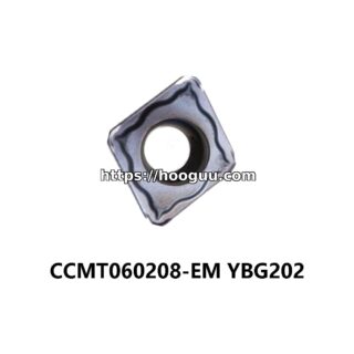 Original ZCC-CT CCMT060208-EM YBG202 Carbide Insert - Diamond 80° | Steel (10 PCS)