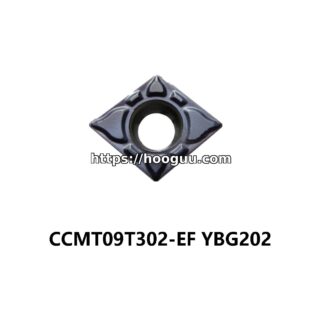 Original ZCC-CT CCMT09T302-EF YBG202 Carbide Insert - Diamond 80° | Steel (10 PCS)