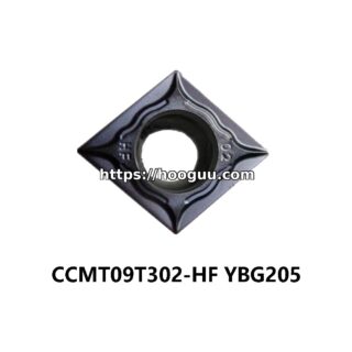 Original ZCC-CT CCMT09T302-HF YBG205 Carbide Insert - Diamond 80° | Steel (10 PCS)