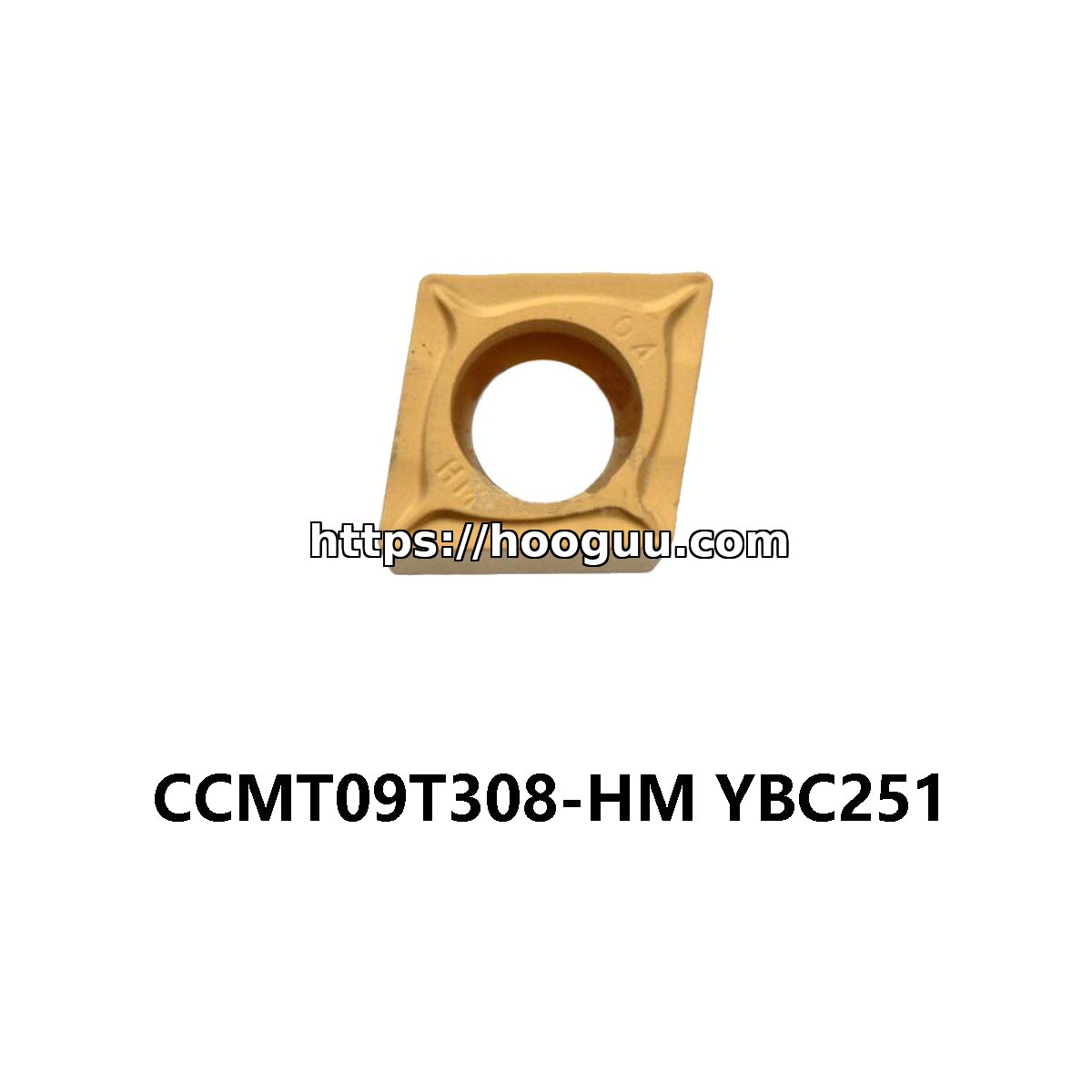 Original ZCC-CT CCMT09T308-HM YBC251 Carbide Insert - Diamond 80° (10 PCS) - Image 2