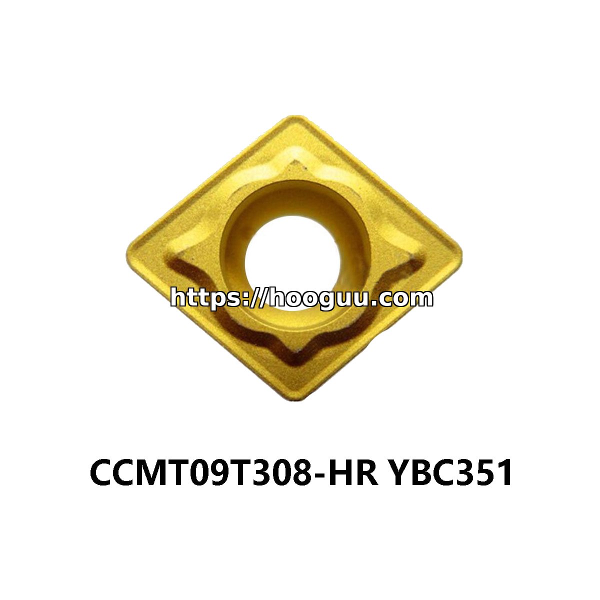 Original ZCC-CT CCMT09T308-HR YBC351 Carbide Insert - Diamond 80° (10 PCS)