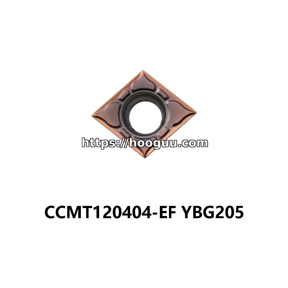 ZCC-CT CCMT120404-EF YBG205 Diamond 80° Steel CCMT431 - Image 2