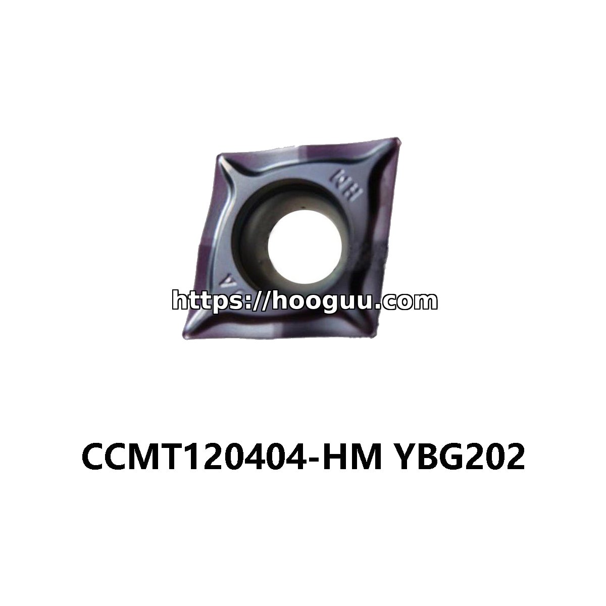 ZCC-CT CCMT120404-HM YBG202 Diamond 80° Steel CCMT431 - Image 2