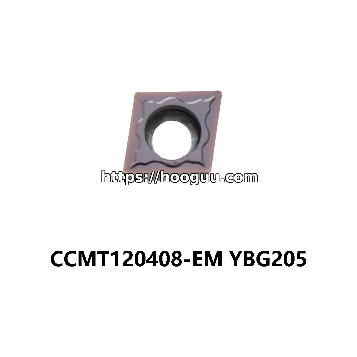 ZCC-CT CCMT120408-EM YBG205 Diamond 80° Steel CCMT432 - Image 2