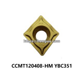 Original ZCC-CT CCMT120408-HM YBC351 Carbide Turning Insert - Diamond 80° | Steel & More (10 PCS)