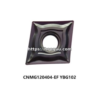 Original ZCC-CT CNMG120404-EF YBG102 Carbide Turning Insert - Diamond 80° | Steel, Stainless Steel (10 PCS)