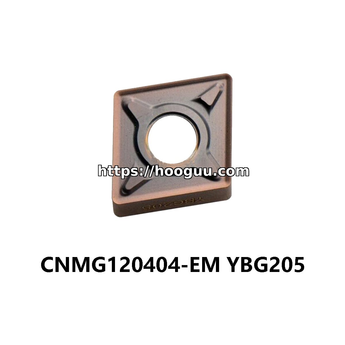 ZCC-CT CNMG120404-EM YBG205 Diamond 80° Steel CNMG431 - Image 2