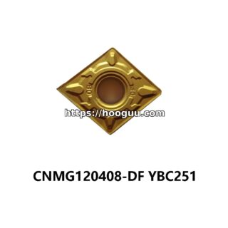 Original ZCC-CT CNMG120408-DF YBC251 Carbide Insert - Diamond 80° | Steel, Stainless Steel (10 PCS)
