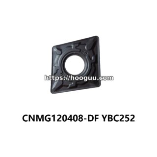 Original ZCC-CT CNMG120408-DF YBC252 Carbide Turning Insert - Diamond 80° | Steel, Stainless Steel (10 PCS)