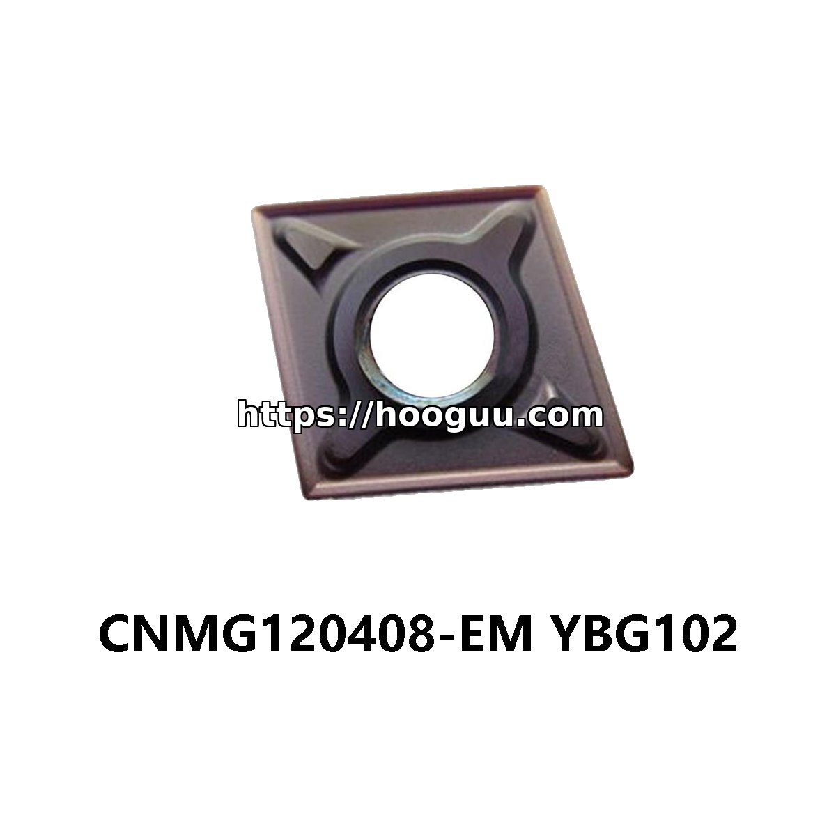 Original ZCC-CT CNMG120408-EM YBG102 Carbide Insert - Diamond 80° (10 PCS) - Image 2