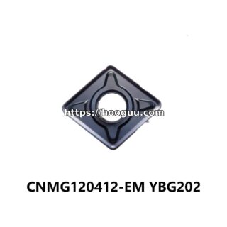 Original ZCC-CT CNMG120412-EM YBG202 Carbide Insert - Diamond 80° | Steel (10 PCS)
