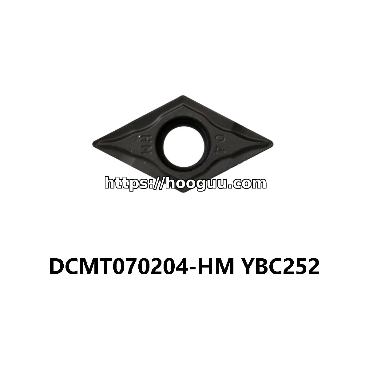 ZCC-CT DCMT070204-HM YBC252 Diamond 55° Steel DCMT211 - Image 2