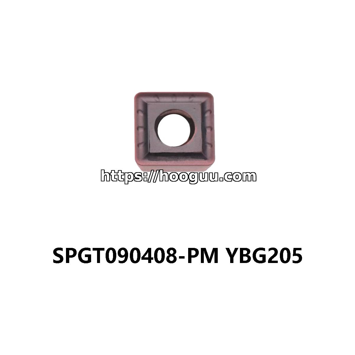 Original ZCC-CT SPGT090408-PM YBG205 Carbide Insert - Square | Steel (10 PCS) - Image 2