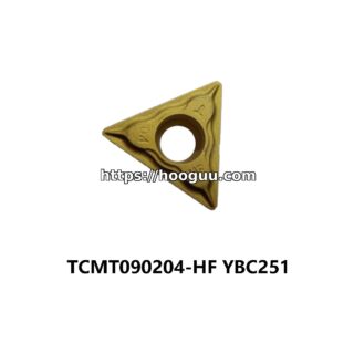 Original ZCC-CT TCMT090204-HF YBC251 Carbide Insert - Triangle | Steel, Cast Iron (10 PCS)