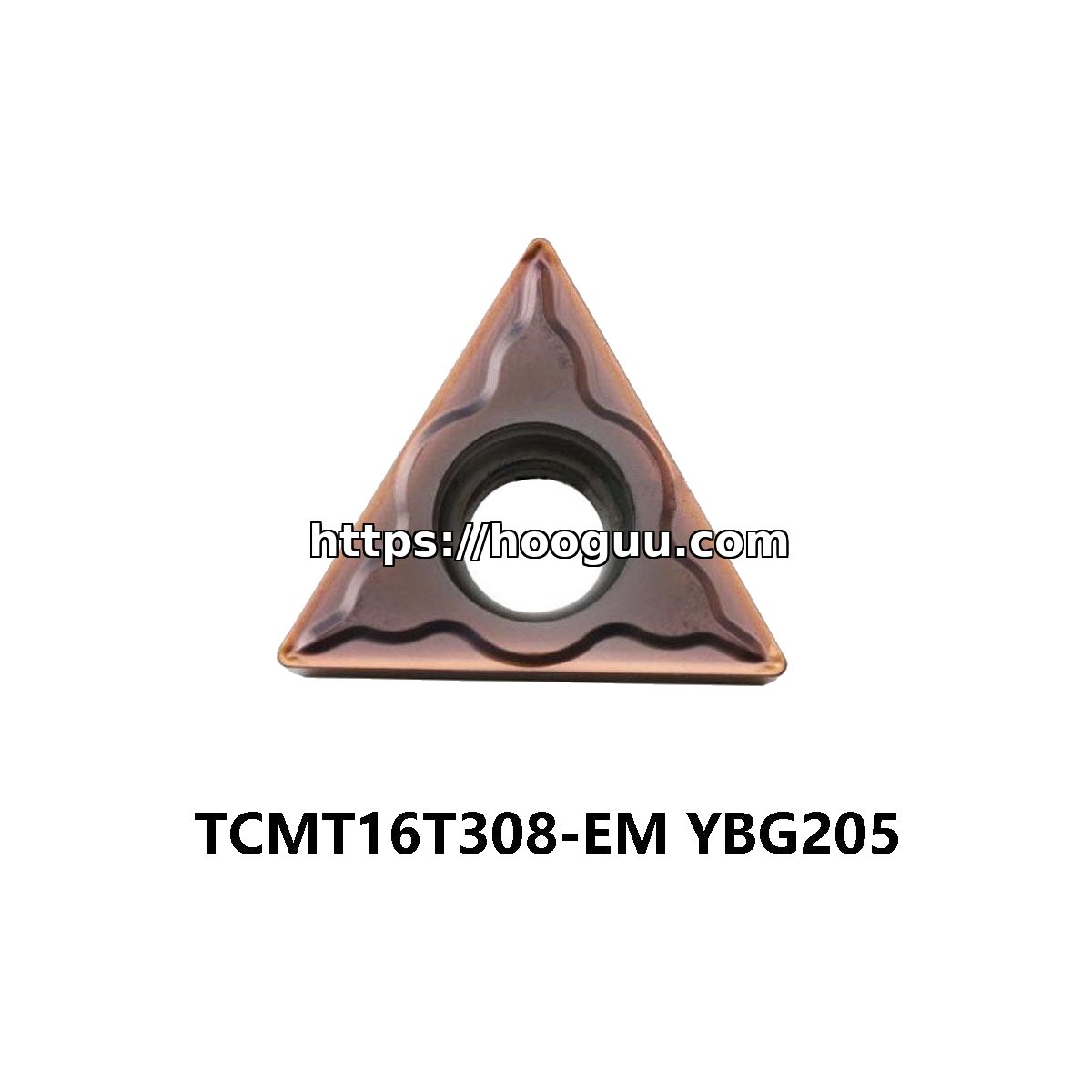 ZCC-CT TCMT16T308-EM YBG205 Triangle Steel TCMT322 - Image 2