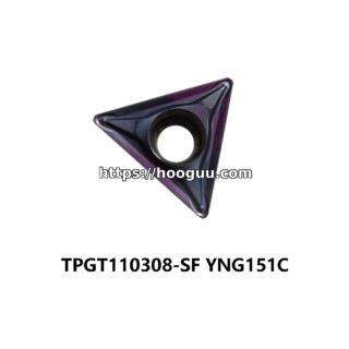 Original ZCC-CT TPGT110308-SF YNG151C Carbide Insert - Triangle | Steel, Cast Iron (10 PCS)