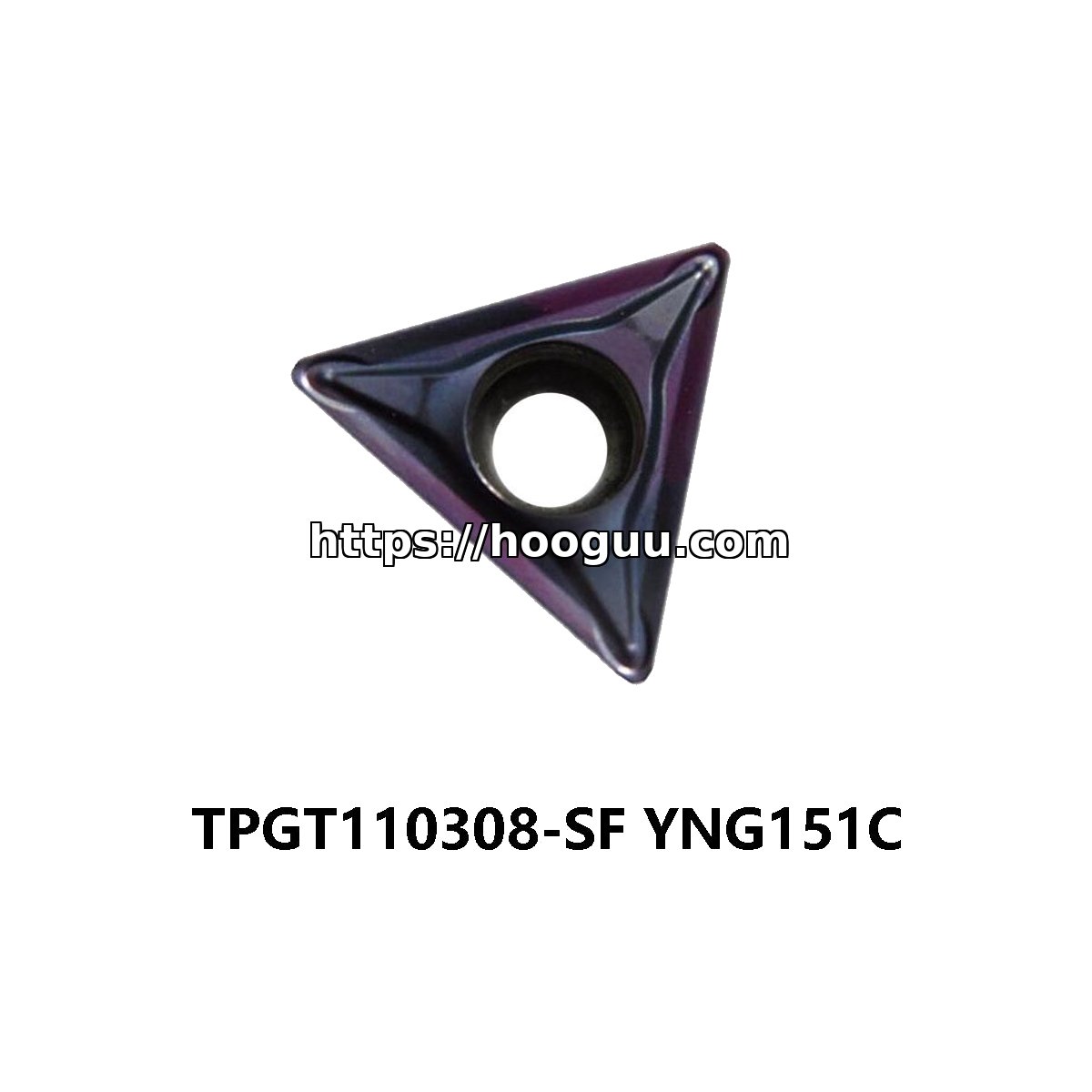 Original ZCC-CT TPGT110308-SF YNG151C Carbide Insert - Triangle | Steel, Cast Iron (10 PCS) - Image 2
