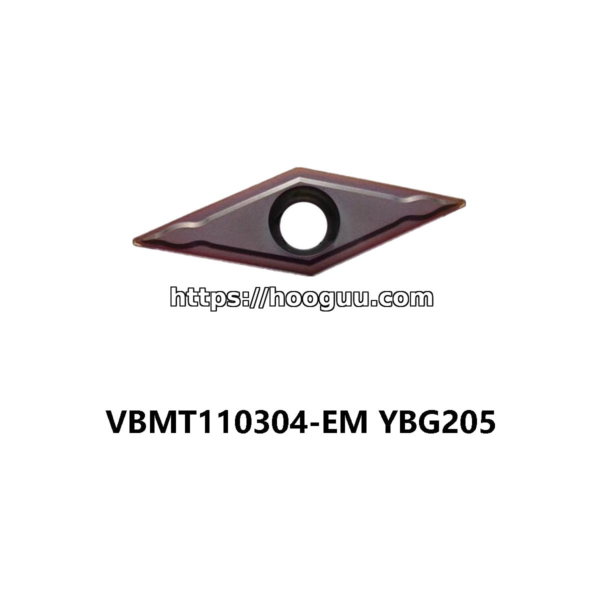 ZCC-CT VBMT110304-EM YBG205 Diamond 35° Steel VBMT221 - Image 2