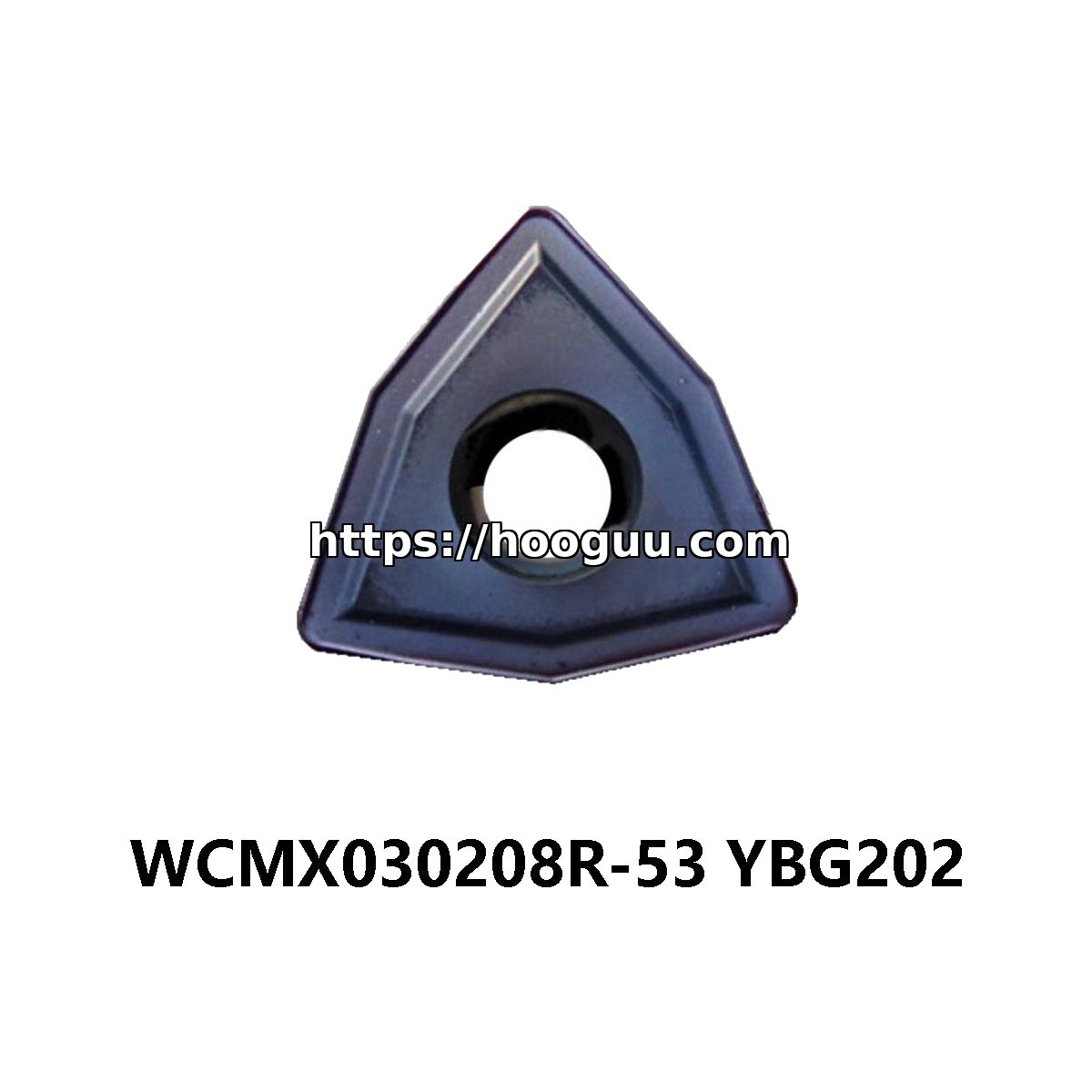 ZCC-CT WCMX030208R-53 YBG202 Trigon 80° Steel WCMX112 - Image 2