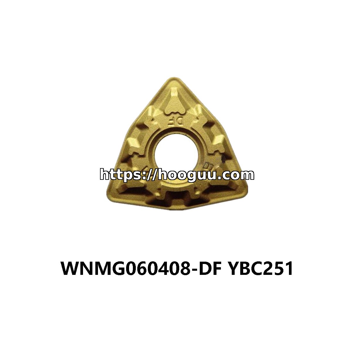 Original ZCC-CT WNMG060408-DF YBC251 Carbide Insert - Trigon 80° | Steel (10 PCS) - Image 2