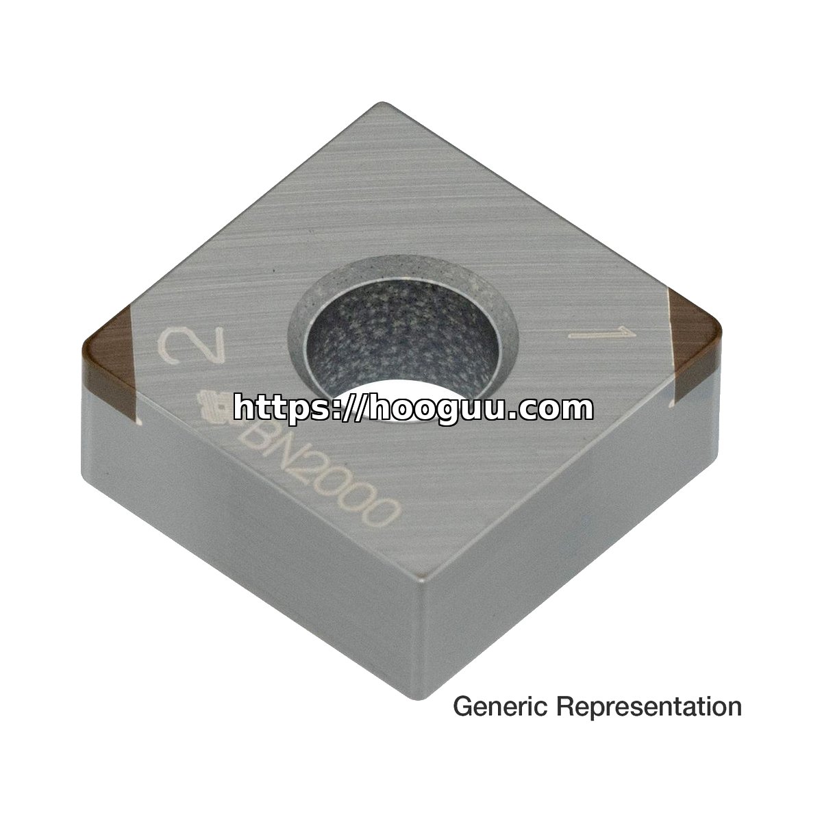 Original Sumitomo 2NUSNGA433 BN7000 Carbide Turning Insert | Cast Iron, Titanium