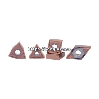 Original HOOGUU VNMG160404-AU Carbide Turning Insert - Diamond 35° | Steel, Stainless Steel CP2610TN VNMG160404-AU CP2610TN