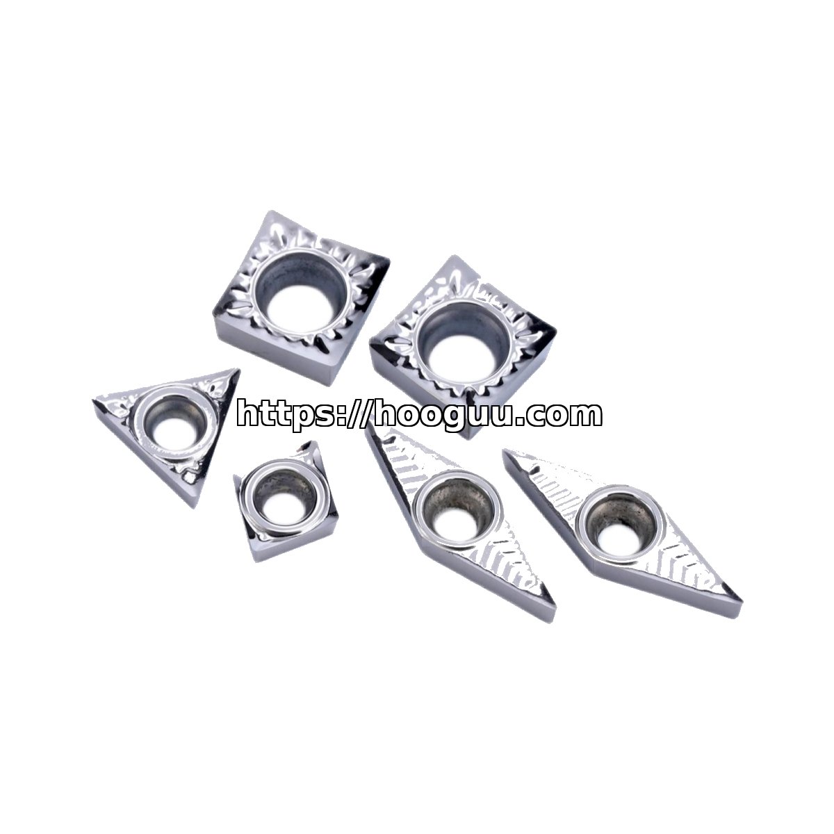 Original HOOGUU CCGT09T304-CAL Carbide Turning Insert - Diamond 80° | Steel & More CW10 CCGT09T304-CAL CW10