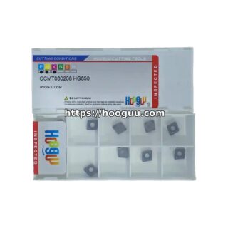 Original HOOGUU CCMT060208 HG650 Carbide Turning Insert - Diamond 80° | Steel, Stainless Steel
