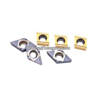 Original HOOGUU DCGT11T3005FR-U Carbide Turning Insert - Diamond 55° | Steel, Stainless Steel CP6230MS DCGT11T3005FR-U CP6230MS
