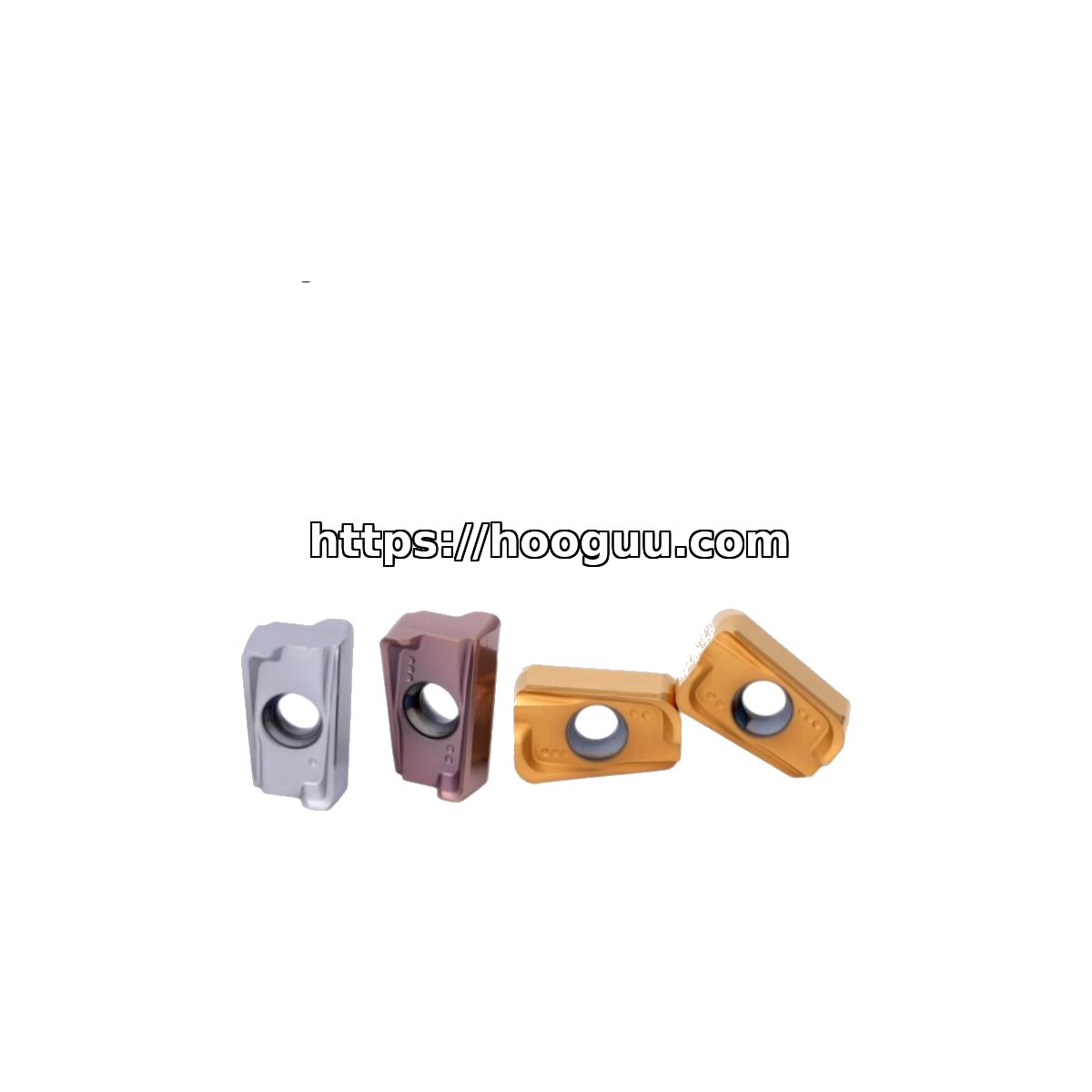 Original HOOGUU LNHX11T404AFN Carbide Milling Insert - Rectangle | Steel CP1530GT LNHX11T404AFN CP1530GT