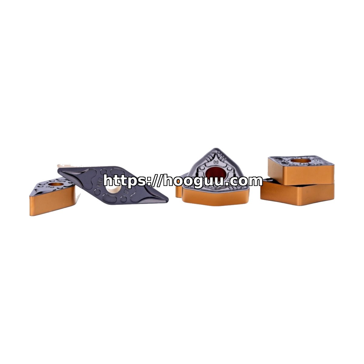 Original HOOGUU SNMG120408-MR Carbide Turning Insert - Square | Steel, Stainless Steel CC1135G1 SNMG120408-MR CC1135G1